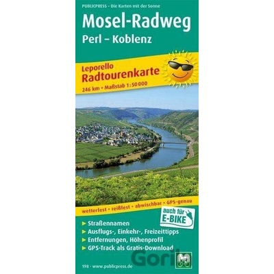 Mosel-Radweg Perl - Koblenz, 16 Teilktn.