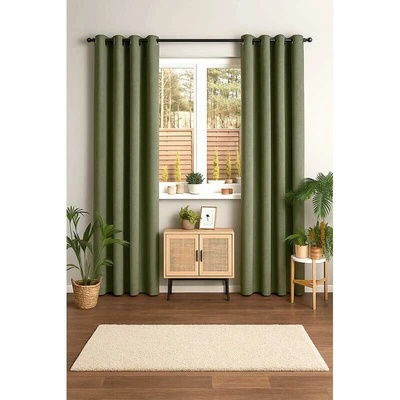 Zatemňovací záves Blackout Curtain 140 × 260 cm – zelený