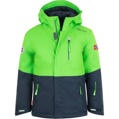 TROLLKIDS Детско ски яке Trollkids Kid's Hallingdal Jacket Winter jacket - Bright Green / Navy - размер 92 (EU) (703-2538-0111)