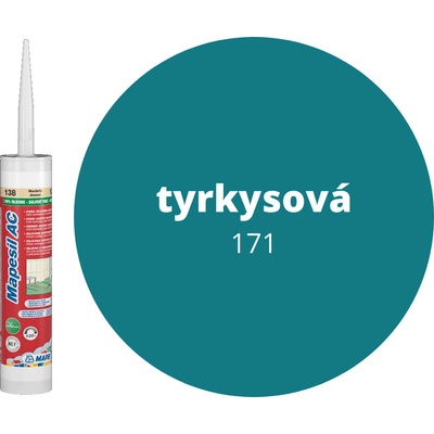 Mapesil AC 171 Sanitárny silikón 310 g tyrkysová