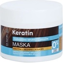 Vlasová regenerace Dr. Santé Keratin hloubkově regenerační a výživná maska pro křehké vlasy bez lesku Keratin, Arginine and Collagen 300 ml