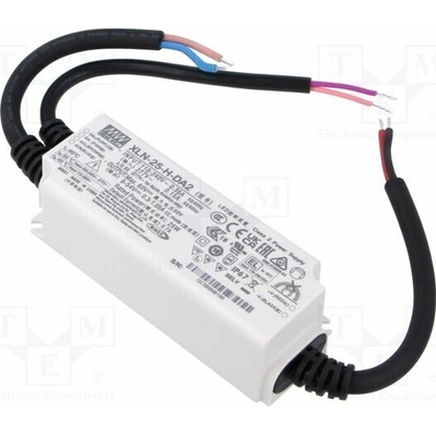 MEAN WELL XLN-25-H-DA2 Napájecí zdroj: spínaný; LED; DALI 2; 25W; 9÷54VDC; 300mA÷1,05A