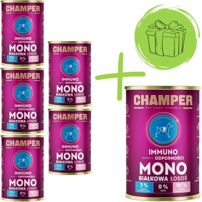 Champer Immuno monoproteinový losos 6 x 400 g