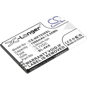 Cameron Sino Батерия за Nokia 6300 4g, Nokia 8000 4g, 1500 mAh (CS-NKT630SL)