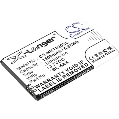 Cameron Sino Батерия за Nokia 6300 4g, Nokia 8000 4g, 1500 mAh (CS-NKT630SL)