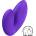 Satisfyer Love Riot - презареждащ се водоустойчив вибратор за пръсти - лилав