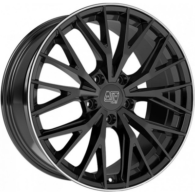 MSW 44 8,5x20 5x112 ET28 gloss black diamond lip