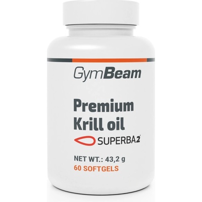 GymBeam Premium Krill oil Superba2 60 kapsúl
