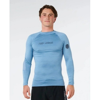 RIP CURL Dawn Patrol UPF Perf L S Faded Denim