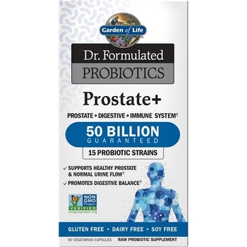 Image 1 of Garden of Life Dr. Formulated Probiotics Prostate+, 60 Veg Capsules
