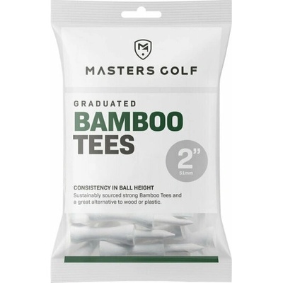 Masters Bamboo Graduated Dřevěná Týčka Bílá 51mm, 20ks