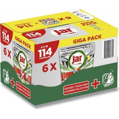 Jar Platinum Plus All in1 kapsle do myčky 114 ks