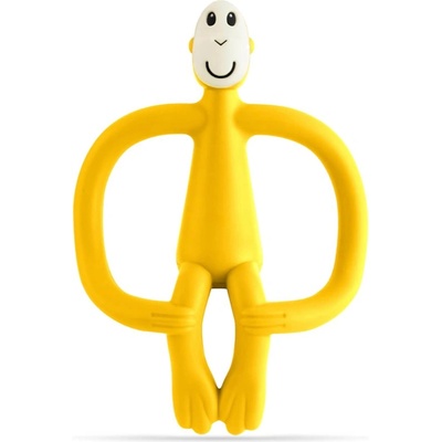 Matchstick Monkey Teething Toy and Gel Applicator гризалка с четка 2 в 1 Yellow