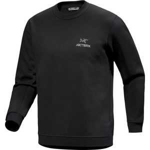Arc'teryx Мъжки поларен пуловер Arc'teryx Emblem Fleece Crew Jumper - Black - размер S (017-4200-0111)