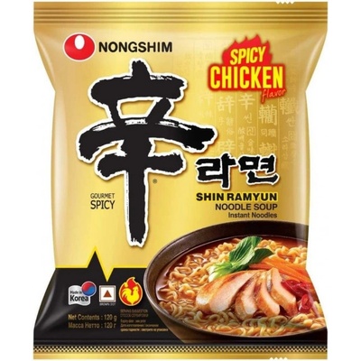 Nongshim Shin Ramyun instantní nudlová polévka s příchutí pálivého kuřete 120 g
