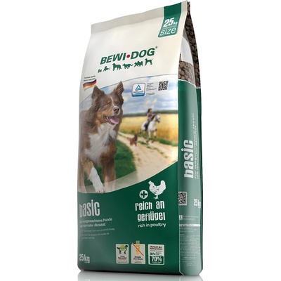 Bewi Dog Dog 25кг Dog Basic Bewi, суха храна за кучета