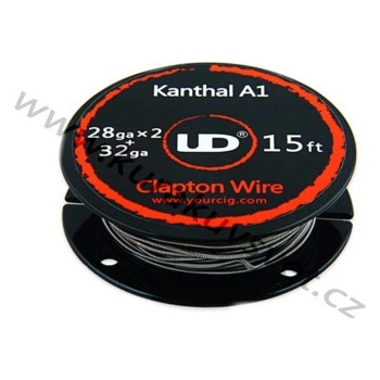 UD Clapton drát Kanthal A1 0,2mm + 0,3mm x 2mm 4,6m 1ks