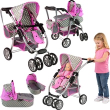 Alice 2v1 Gondola Bag Pink Stars