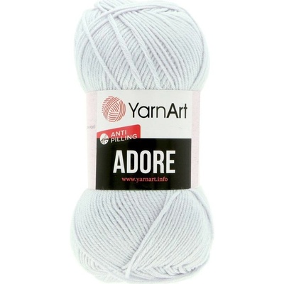 YarnArt Adore 363 sivo modrá