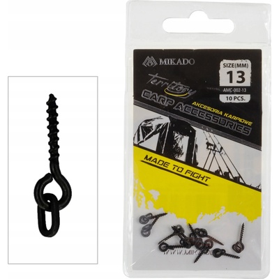 Mikado Skrutka na Boilies Kov s Krúžkom 10ks