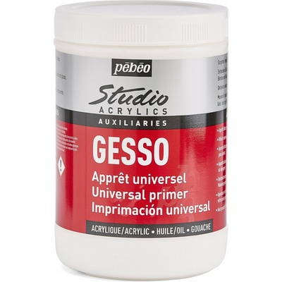 Pébéo Studio Gesso univerzální akrylový šeps 1000 ml bílý – Zboží Mobilmania