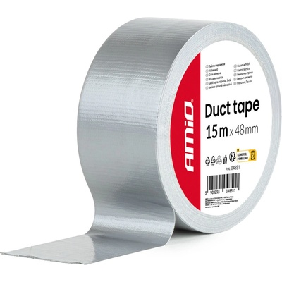 AMiO Lepiaca opravná páska 48 mm x 15 m x 0,19 mm sivá 04851