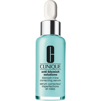 Clinique Anti-Blemish Solutions Blemish + Line Correcting Serum изглаждащ серум за проблемна кожа, акне за жени 30 мл