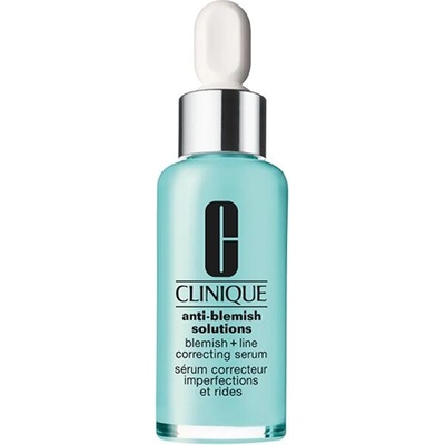 Clinique Anti-Blemish Solutions Blemish + Line Correcting Serum изглаждащ серум за проблемна кожа, акне за жени 30 мл