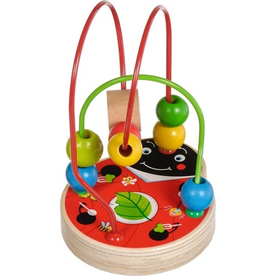 LUCY&LEO Лабиринт с дървени мъниста - Калинка, Lucy&Leo