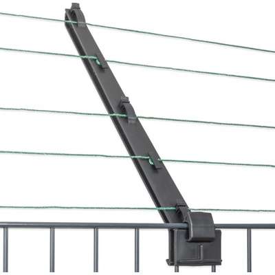 Izolátor elektrického ohradníku na plot s ochranou proti přelézání škůdců, délka ramena 40 cm