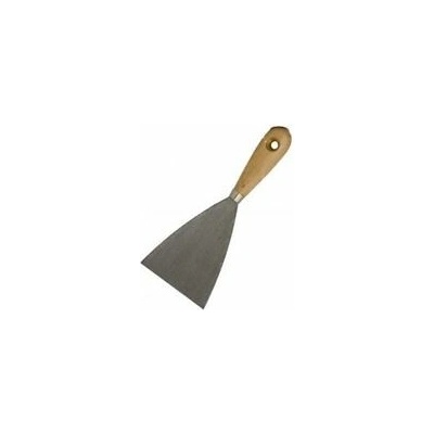 Špachtle ocelová 60 mm, dřevěná rukojeť, s náklepovým nýtem, hobby