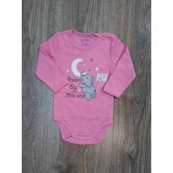 Image 1 of mymosa Боди с дълъг ръкав Слонче, 62/68, 86/92 /за момиче/