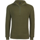 Brandit Marine pullover Troyer sveter olivový