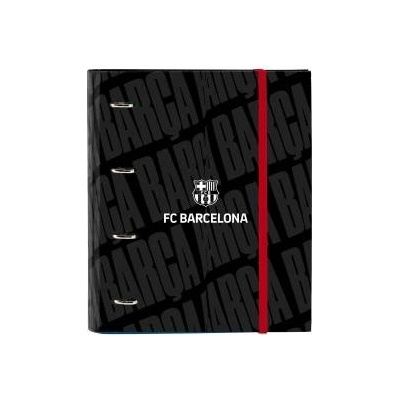 F. C. Barcelona Папка с пръстени F. C. Barcelona Черен 27 x 32 x 3.5 cm