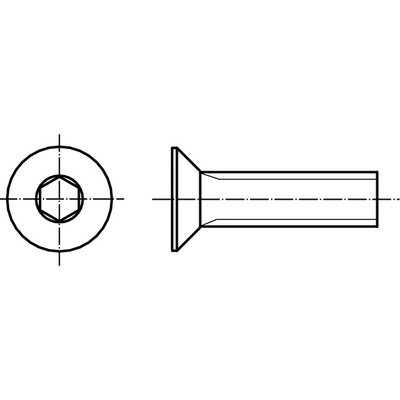 PROFISTYL DIN 7991 INBUS (IMBUS) šroub zapuštěná hlava vnitřní šestihran nerez A2 Varianta: DIN 7991 imbus šroub zápustná hlava nerez A2 M6x35 – Zbozi.Blesk.cz