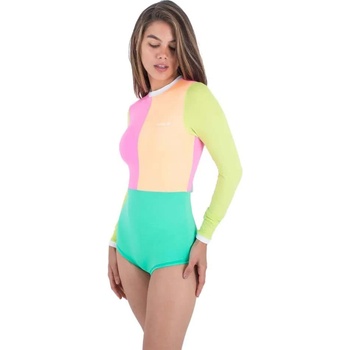 Hurley Бански костюм Hurley Around The Block Retro swimsuit - Multicolor (Colorblock)