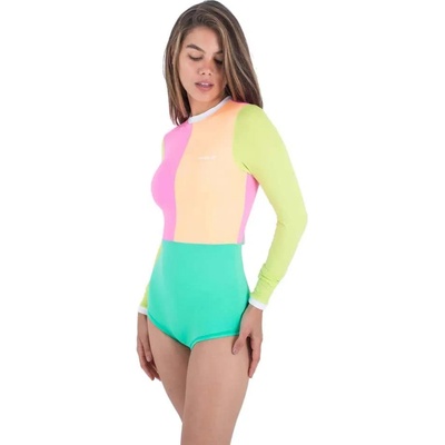 Hurley Бански костюм Hurley Around The Block Retro swimsuit - Multicolor (Colorblock)