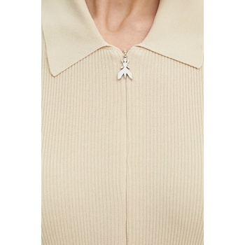 Patrizia Pepe Рокля Patrizia Pepe в бежово среднодълга с кройка по тялото 8A1420 K078 (8A1420.K078)