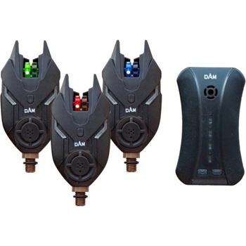 DAM Sada Signalizátorů TF Bite Alarm Set 3+1 Red,Blue,Green