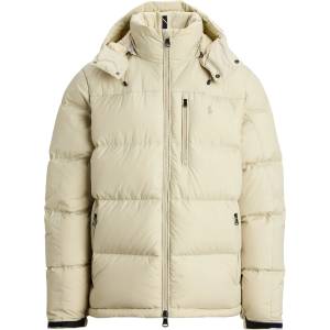 Ralph Lauren Яке Polo Ralph Lauren Men's El Cap Water Resistant Duck Down Detachable Hood Short Puffer Jacket - New Stone