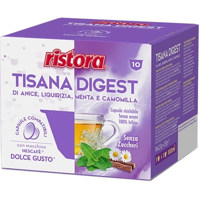 Ristora Čaj s mätou anízom harmančekom a sladkým drievkom pre Dolce Gusto 10 x 2,5 g