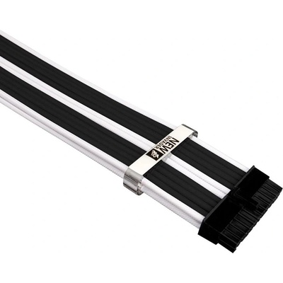 1STPLAYER комплект удължителни кабели Custom Modding Cable Kit Black/White - ATX24P, EPS, PCI-e - BKW-001 (BKW-001)