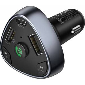 hoco. Трансмитер за кола Hoco E51 Road treasure car BT FM transmiter - Черен