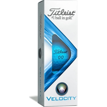 Titleist Velocity 2022, modré 3 ks