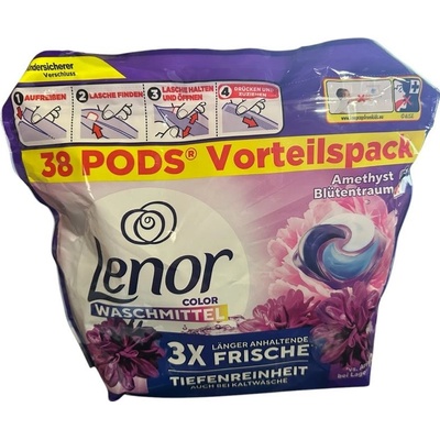 Lenor Pods 3v1 Amethyst Blütentraum kapsle 38 PD