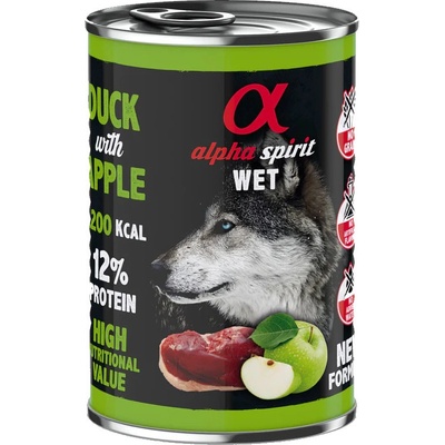 Alpha Spirit Duck & Green Apple 400 g