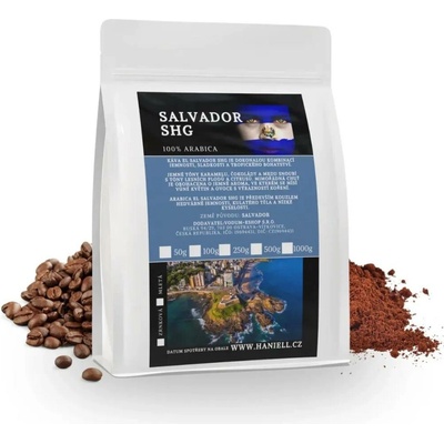 Haniell Káva Salvador SHG arabica mletá 1 kg
