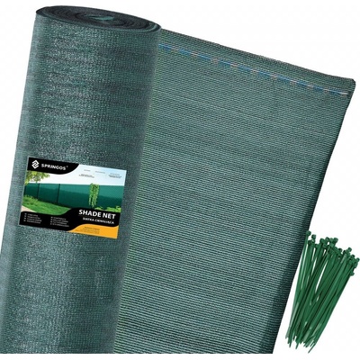 Springos stínící tkanina 1,5 x 25 m 65 % zelená SN0020