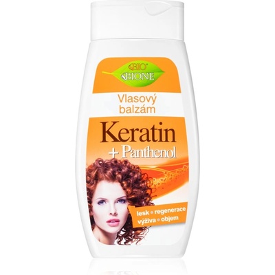 Bione Cosmetics Keratin + Panthenol регенериращ балсам За коса 260ml