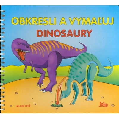 Obkresli a vymaľuj Dinosaury - Annie White